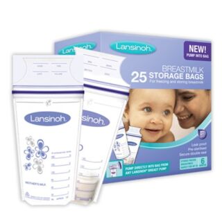 Lansinoh Breast Milk Storage Bags - 25 Piece Pack