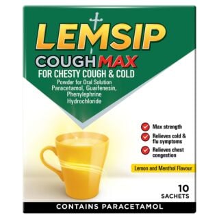 Lemsip Cough Max For Chesty Cough & Cold – 10 Sachets