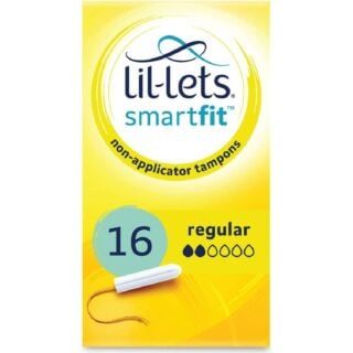 Lil-Lets Non-Applicator Regular Tampons - Pack of 16