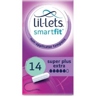  Lil-Lets Non-Applicator Super Plus Extra Tampons - Pack of 14