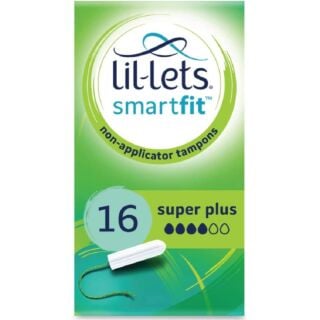Lil-Lets Non-Applicator Super Plus Tampons - Pack of 16
