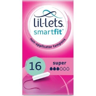 Lil-Lets Non-Applicator Super Tampons - Pack of 16