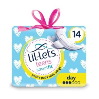 Lil-Lets Petite Teens Day Towels With Wings - 14 Pads