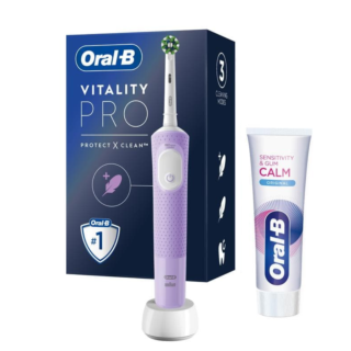Oral-B Vitality Pro Lilac Electric Toothbrush (+Toothpaste)