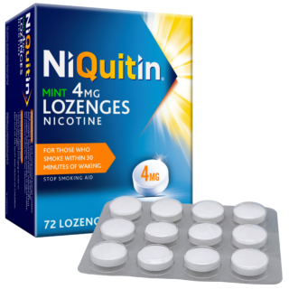 Niquitin Mint 4mg - 72 Lozenges 