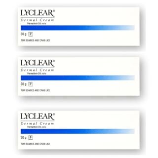 Lyclear Dermal Cream Permethrin 5% - 30g x 3