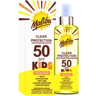 Malibu SPF 50 Kids Clear Protection Spray Pump 250ml