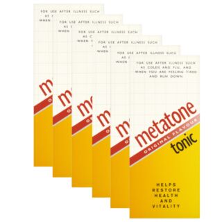 Metatone Tonic Original Flavour - 300ml - 6 Pack