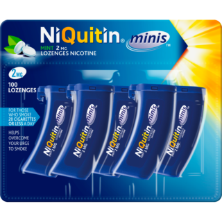 NiQuitin Minis Mint 2mg - 100 Lozenges