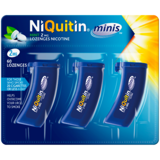 NiQuitin Minis Mint 2mg - 60 Lozenges