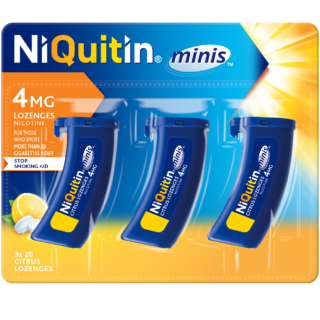 NiQuitin Minis Citrus 4mg - 60 Lozenges