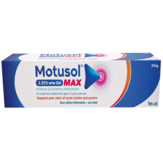 Motusol 2% Diclofenac Gel Max - 30g