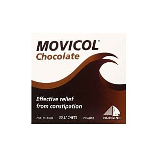 Movicol Constipation Relief – 30 Chocolate Powder Sachets