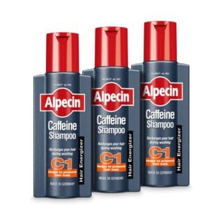 Alpecin C1 Caffeine Shampoo - 250ml - 3 Pack