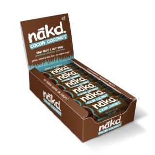 Nakd Cocoa Coconut Bar 35g - Pack of 18