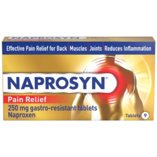 Naprosyn Pain Relief Gastro Resistant Tablets 250mg - 9 Tablets 
