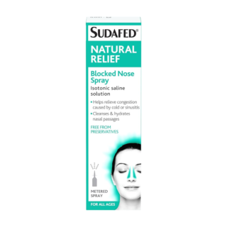 Sudafed Natural Relief Blocked Nose Spray - 15ml 