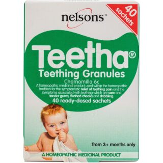 Nelsons Teetha Natural Teething Granules - 40 Sachets