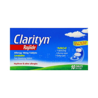 Clarityn Rapide Allergy - 10 x 10mg Melt In The Mouth Tablets