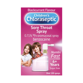 Ultra Chloraseptic Children's Throat Spray Blackcurrant – 15ml