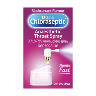 Ultra Chloraseptic Anaesthetic Throat Spray Blackcurrant – 15ml  - 1 | Chemist4U