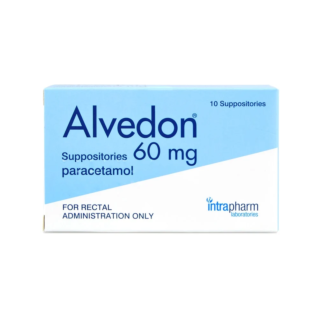 Alvedon Paracetamol Suppositories 60mg - Pack of 10