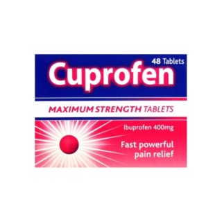 Cuprofen Maximum Strength 400mg - 48 Tablets