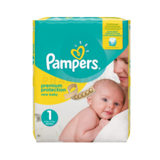 Pampers New Baby Carry - Size 1 - 22 Pack