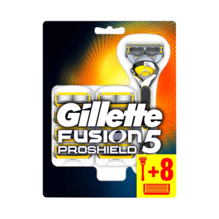 Gillette Fusion Proshield Razor & 8 Blade Refills