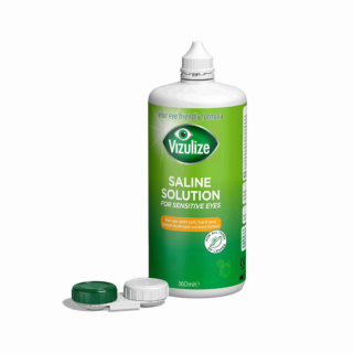 Vizulize Saline Solution For Sensitive Eyes - 360ml 