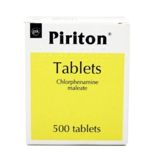 Piriton Hayfever Relief 4mg Tablets - 500 Tablets