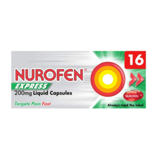 Nurofen Express 200mg Liquid Capsules - 16 Pack