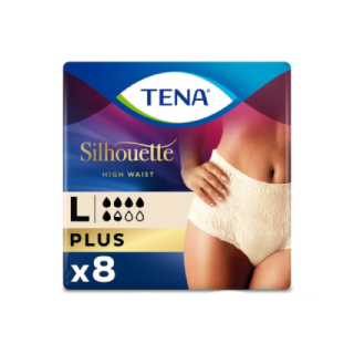Tena Silhouette Plus Lady Pants Large 8 Pack - (Case Of 4)