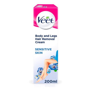 Veet Sensitive Skin Hair Removal Cream Aloe Vera & Vitamin E - 200ml