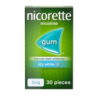 Nicorette Icy White 2mg Gum - 30 Pieces
