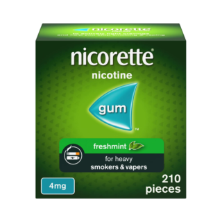 Nicorette Original 4mg Gum – 210 Pieces
