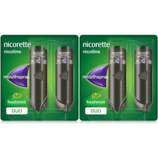 Nicorette Quickmist 1mg Freshmint Mouthspray 8 Week Bundle - 4 x 150 Sprays