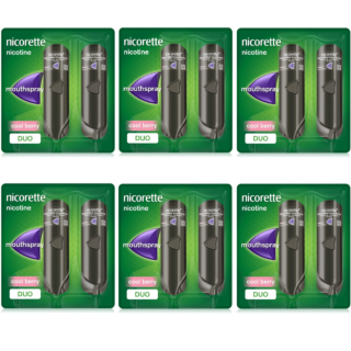 Nicorette Quickmist 1mg Cool Berry Mouthspray 24 Week Bundle - 12 x 150 Sprays