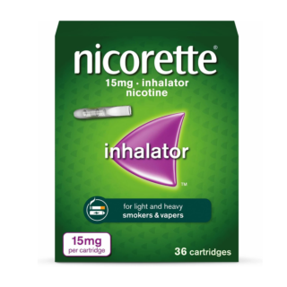 Nicorette Inhalator 15mg – 36 Cartridges