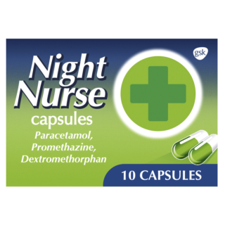 Night Nurse Cold & Flu Capsules – 10 Capsules