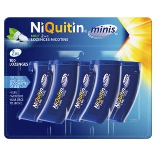 NiQuitin Minis Mint 2mg - 100 Lozenges