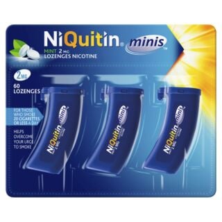 NiQuitin Minis Mint 2mg - 60 Lozenges