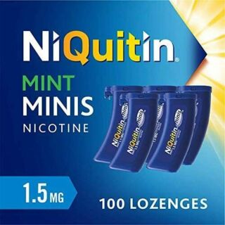 NiQuitin Minis Mint 1.5mg - 100 Lozenges 