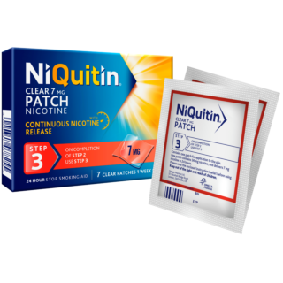 NiQuitin Clear 24 Hour (Step 3) 7mg – 7 Transdermal Patches