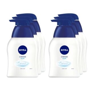 Nivea Hand Wash Creme Soft Liquid Hand Wash - 250ml - 6 Pack
