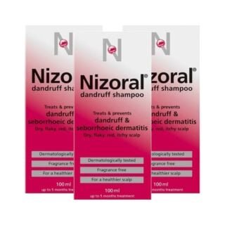 Nizoral Dandruff Shampoo - 100ml - 3 Pack