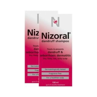 Nizoral Dandruff Shampoo - 100ml - 2 Pack