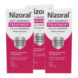 Nizoral Dandruff Shampoo - 100ml - 3 Pack