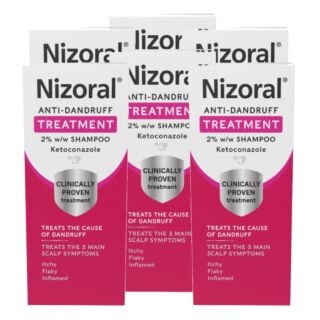 Nizoral Dandruff Shampoo - 100ml - 6 Pack