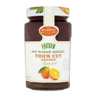 Stute No Added Sugar Thick Cut Orange Marmalade - 430g